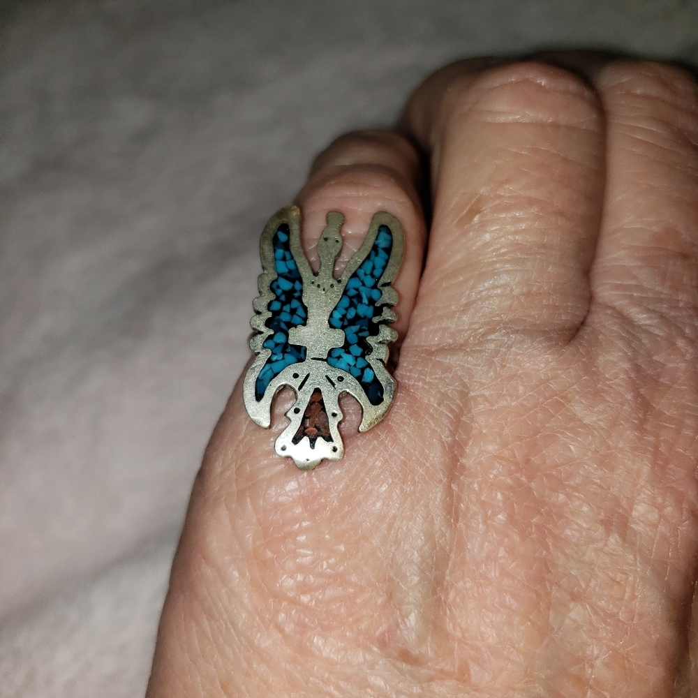 SS turquoise ring